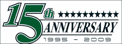 15th Anniversary Season . 1995 - 2009